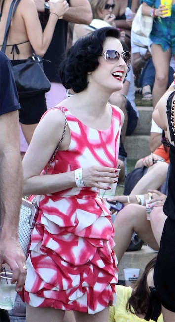 Dita Von Teese, Coachella 2009
